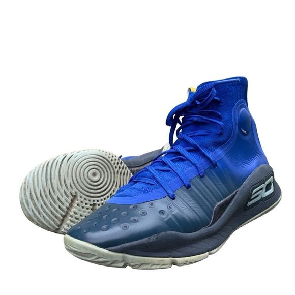 Under Armour Steph Curry 4 ‘More Fun’ Royal Blue Sneakers EU 40 Youth size 7 - Picture 2 of 13